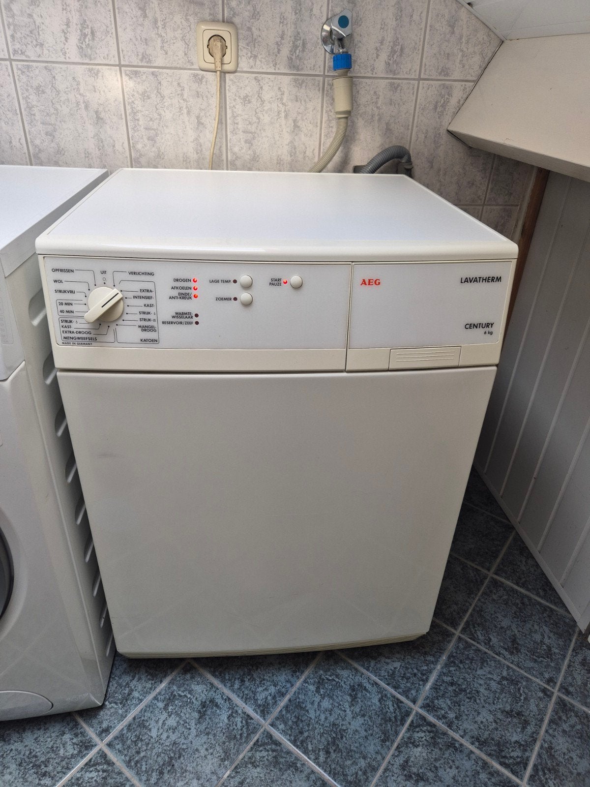 AEG Lavatherm Century 6 kg wasdroger, Witgoed en Apparatuur, Ophalen, Gebruikt, Luchtafvoer, 4 tot 6 kg