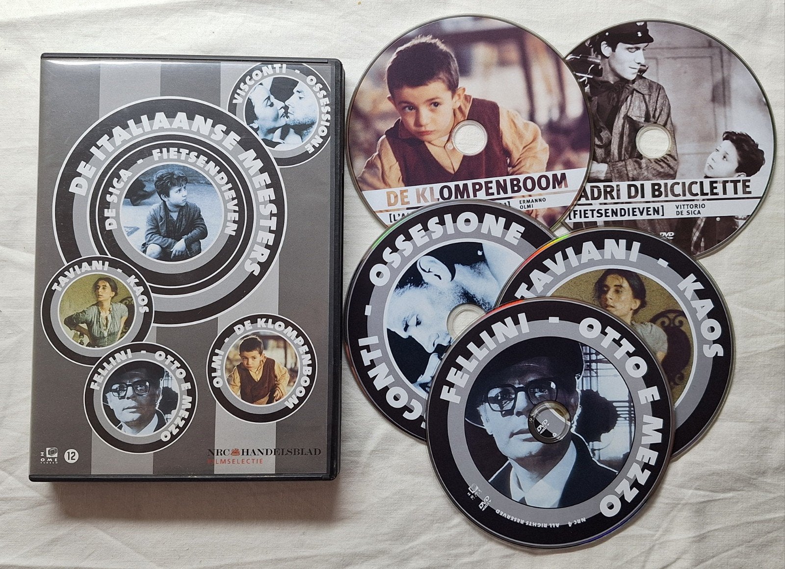 De Italiaanse Meesters - NRC 5 dvd box, Vanaf 12 jaar, Ophalen of Verzenden, Italië