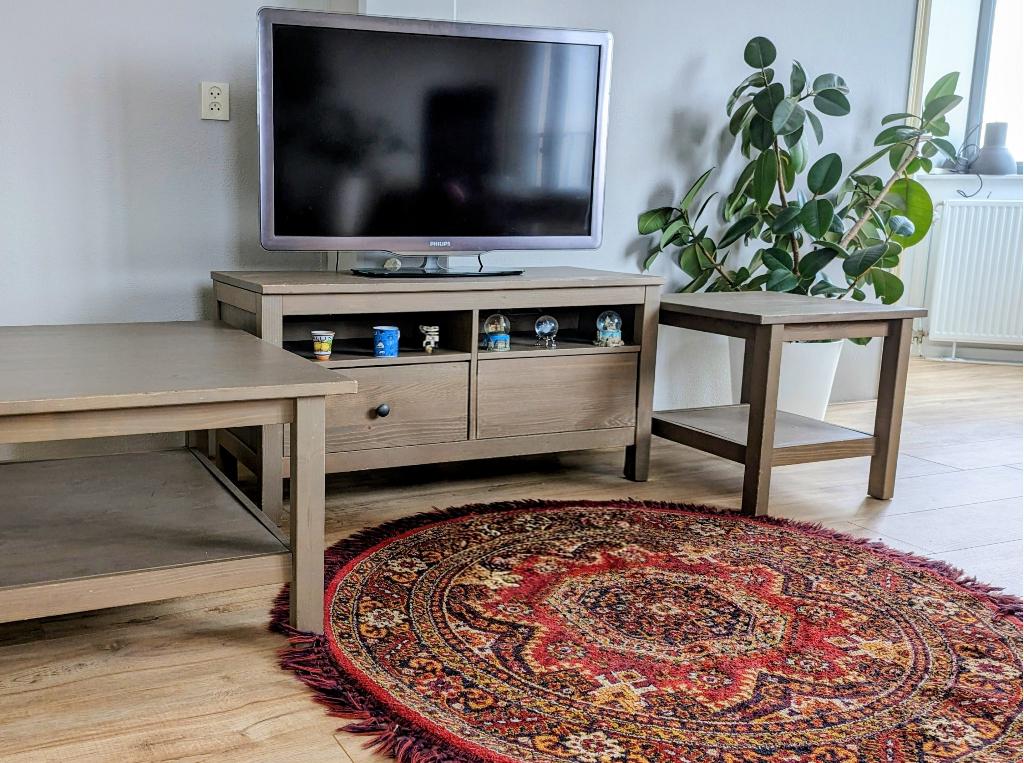 Driedelige woonkamer set van Massief Hout, Huis en Inrichting, Complete inboedels, Ophalen