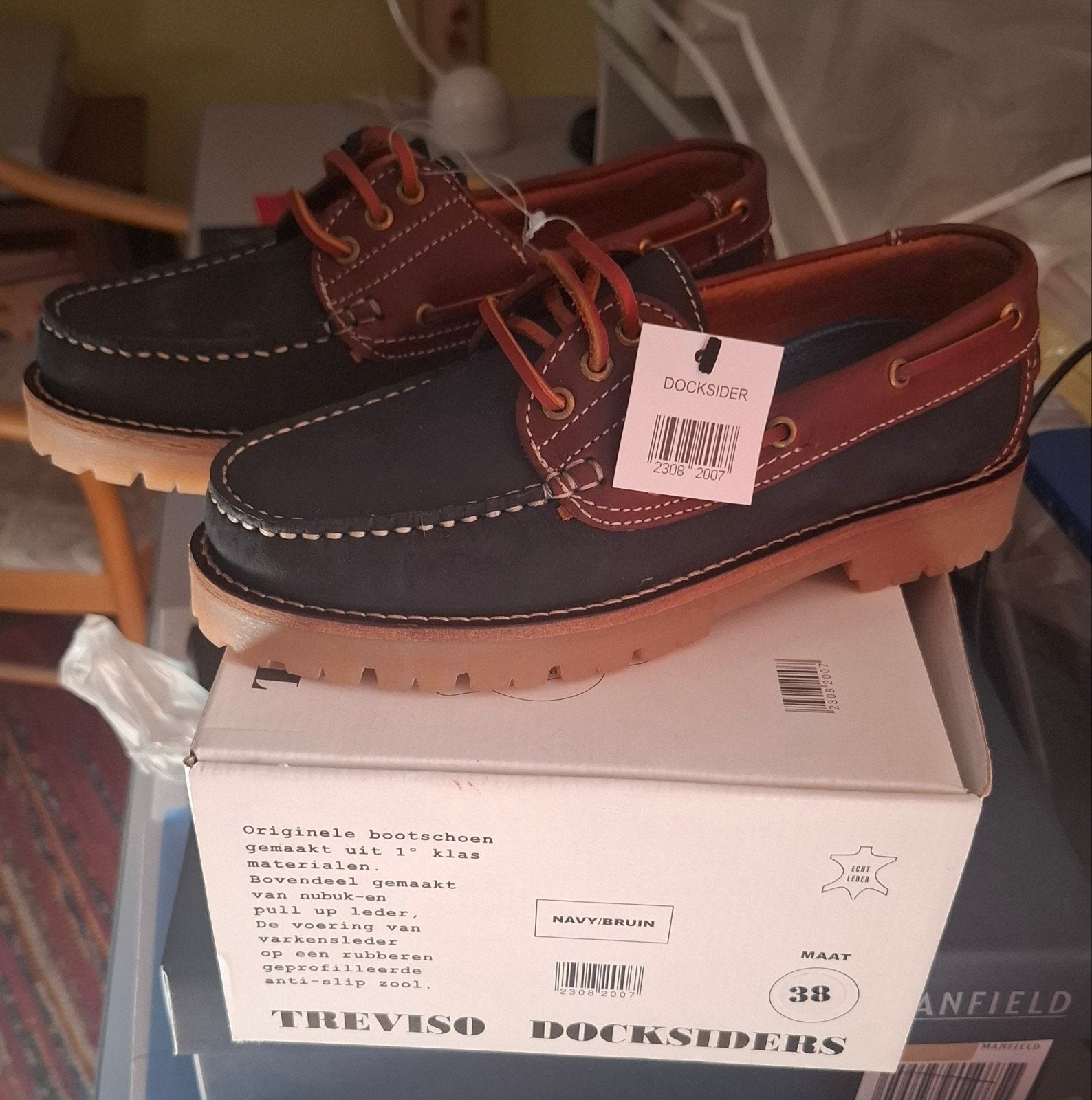 dames mocassins maat 38, Ophalen of Verzenden, Nieuw, Zwart, Sneakers of Gympen