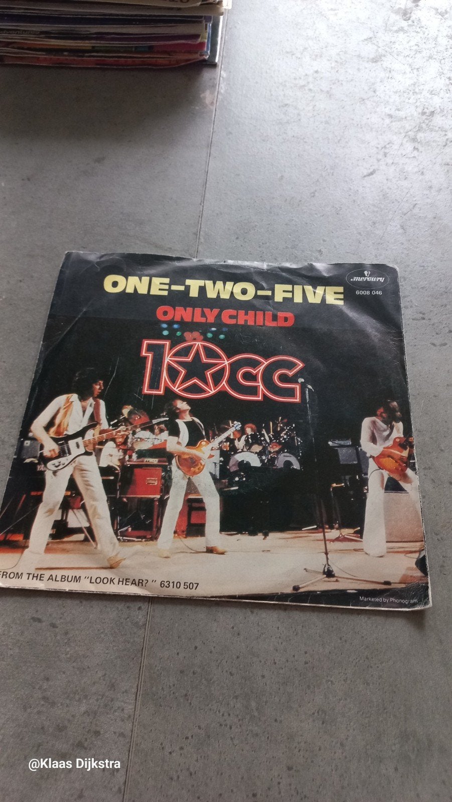 10CC - One-Two-Five / Only Child, Gebruikt, 7 inch, Single, Ophalen of Verzenden