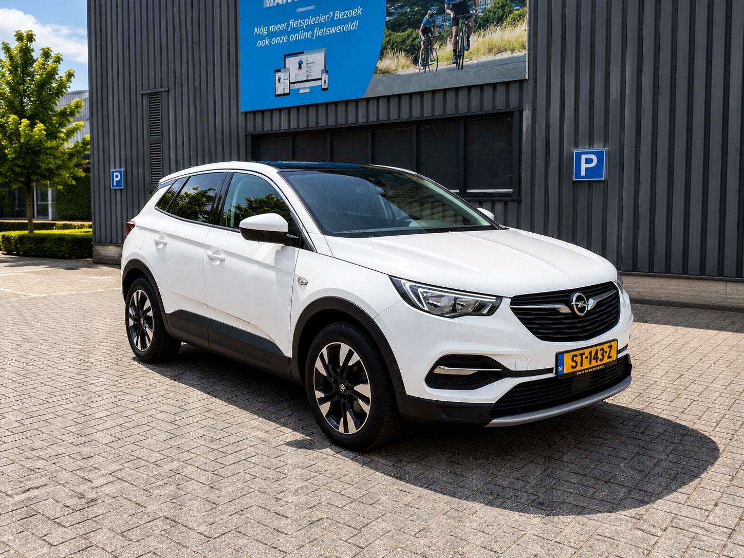 Opel Grandland X 1.2 Turbo | Nieuwe Distributieriem|Topstaat, Auto's, Voorwielaandrijving, 1199 cc, Parkeersensor, Wit