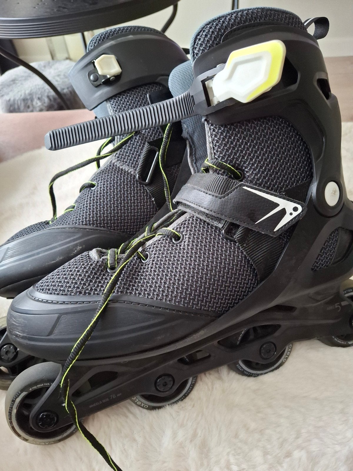 Skeelers Oxelo maat 46, Gebruikt, Heren, Inline skates 4 wielen, Ophalen