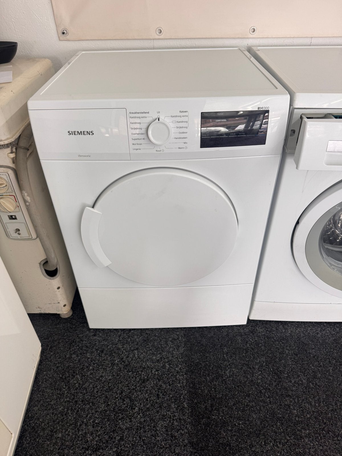 SIEMENS LUCHTDROGER 8 KG met 1 jaar garantie, Witgoed en Apparatuur, 6 tot 8 kg, N, Anti-kreukfase, Refurbished