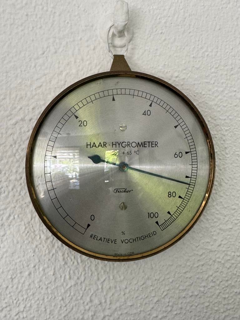 Fischer Haar-Hygrometer - Relatieve Vochtigheid Meter, Ophalen, Gebruikt, Weerstation