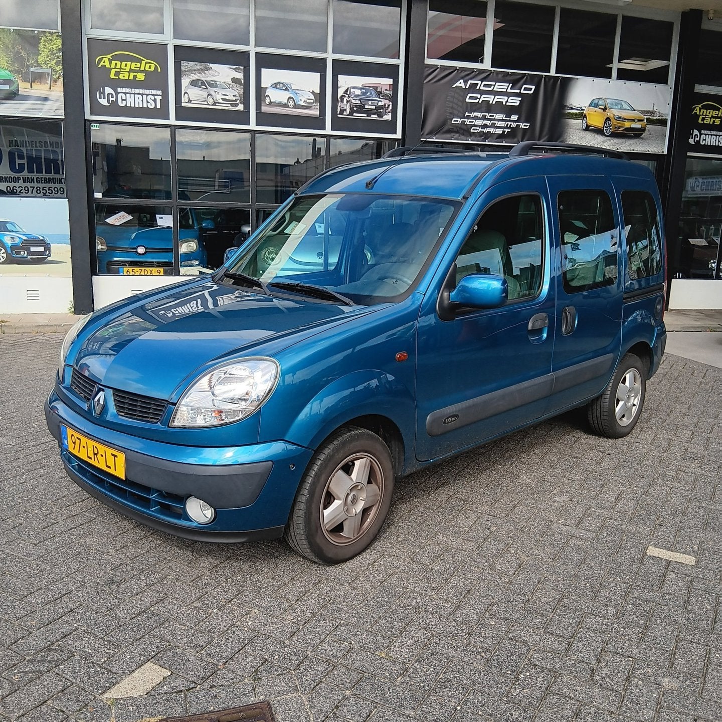 Renault Kangoo 1.6-16V Privilège, Auto's, Gebruikt, 49 €/maand, Origineel Nederlands, Bedrijf