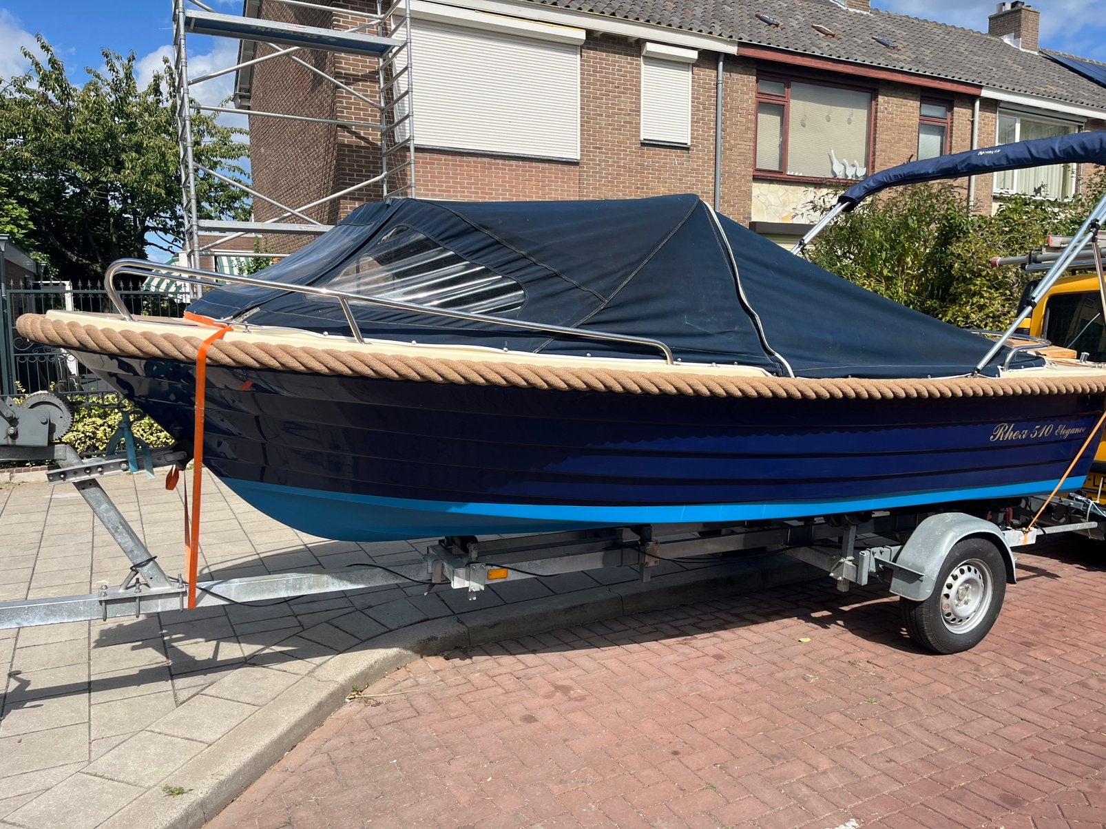 Rhea 510 Elegance sloep . Met trailer, Watersport en Boten, Sloepen, Afdekzeil, Rhea, Ophalen of Verzenden, Polyester