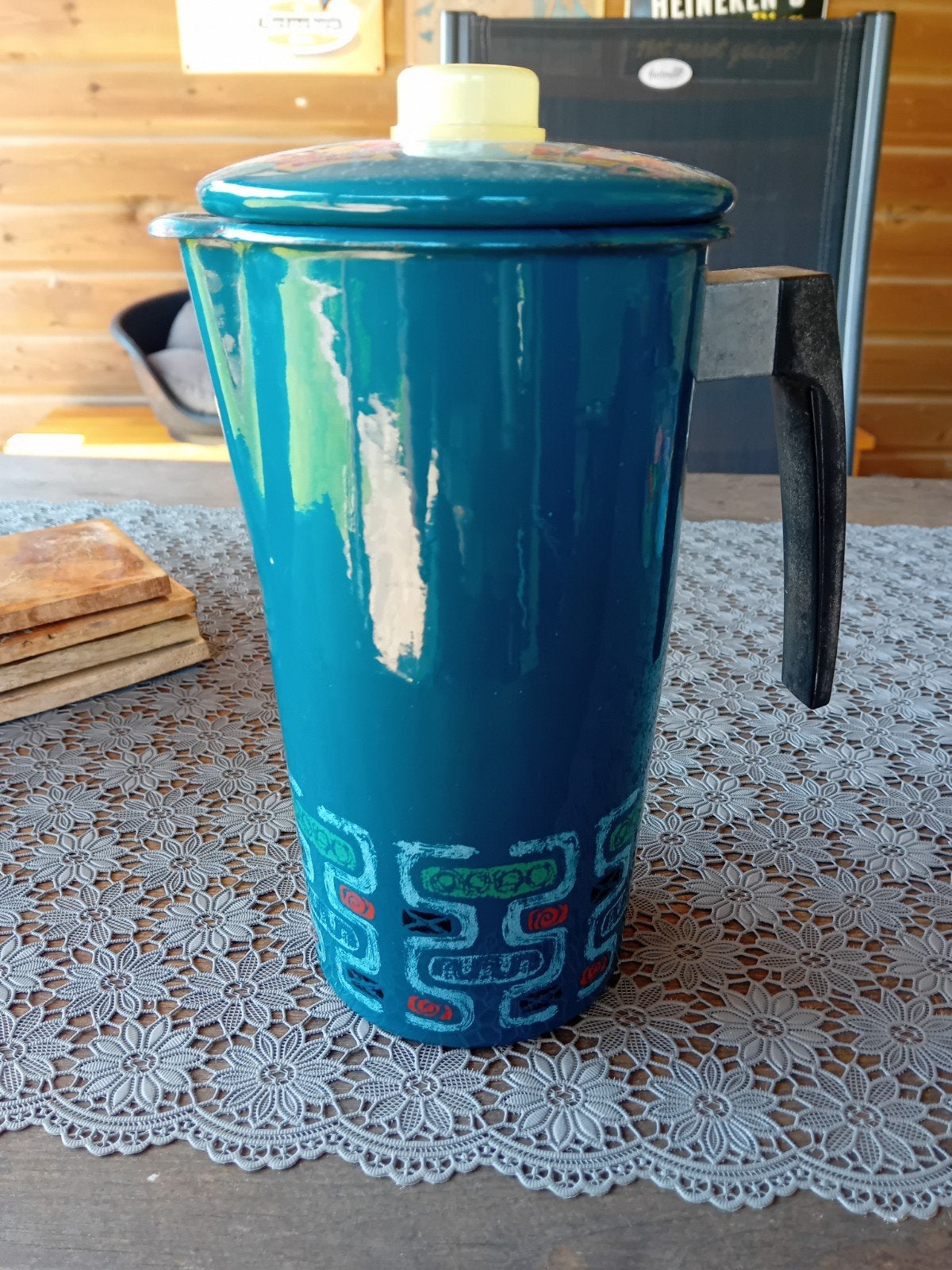 Koffiepot pruttelpot Retro, Ophalen of Verzenden
