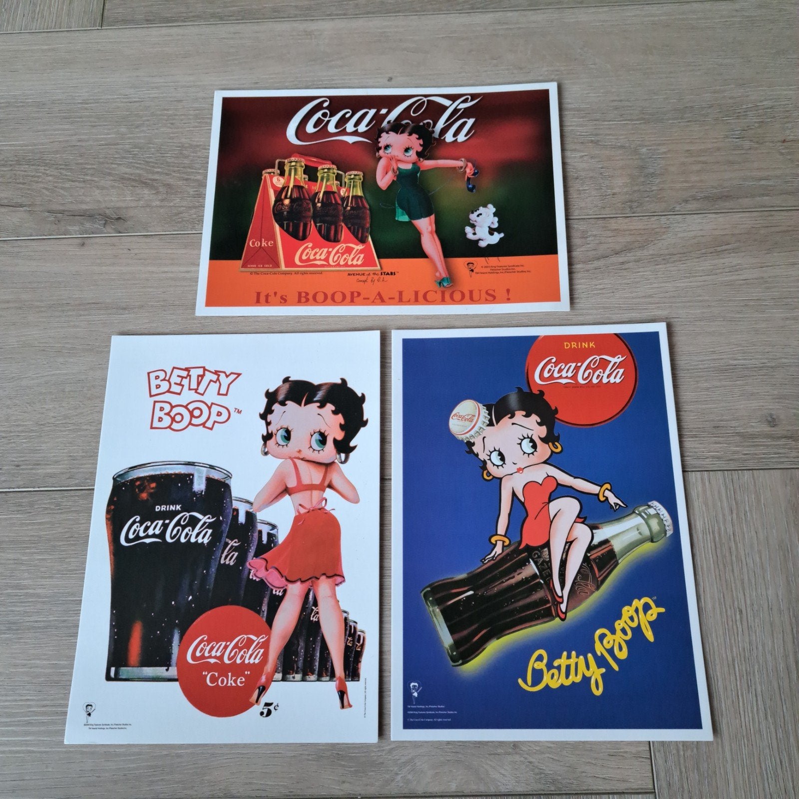 Coca-Cola Betty Boop Kaarten, Ophalen of Verzenden, Nieuw, Gebruiksvoorwerp