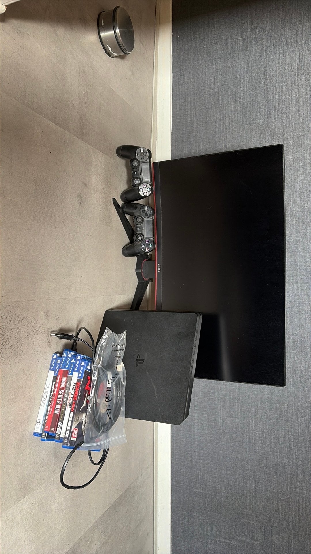 Playstation 4 inclusief Gaming Monitor, Ophalen, Online, Gebruikt, Overige genres