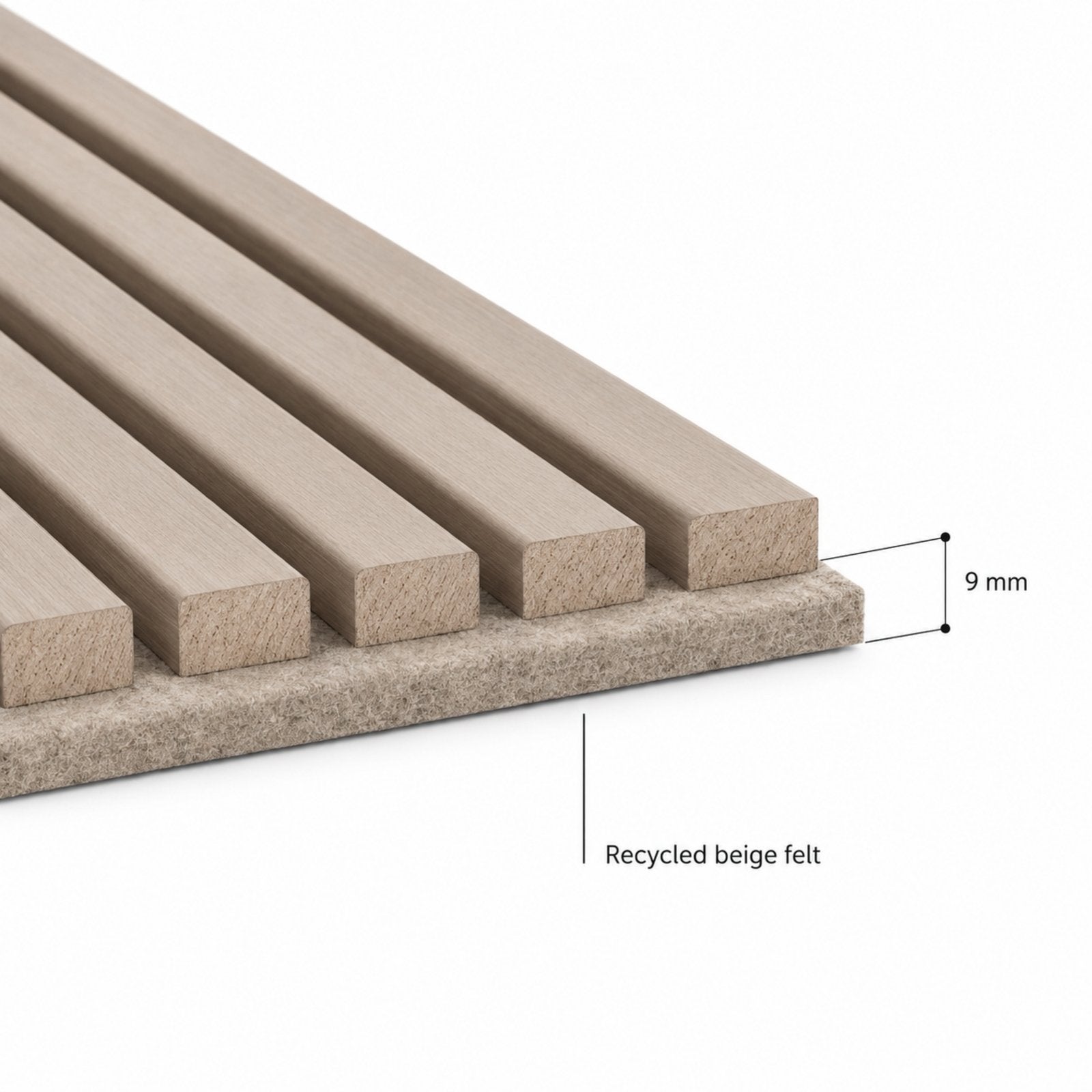 Akoestische wandpanelen 270  60 cm – €35 per stuk, Doe-het-zelf en Verbouw, Ophalen, Minder dan 25 mm, Nieuw, 250 tot 300 cm