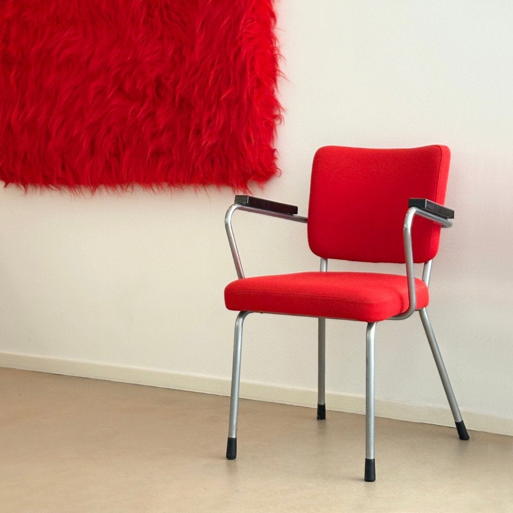 Gispen | armstoel nr 352/1271 | Ch. Hoffman | Kvadrat Tonus, Gebruikt, Minder dan 75 cm, Stof, 50 tot 75 cm