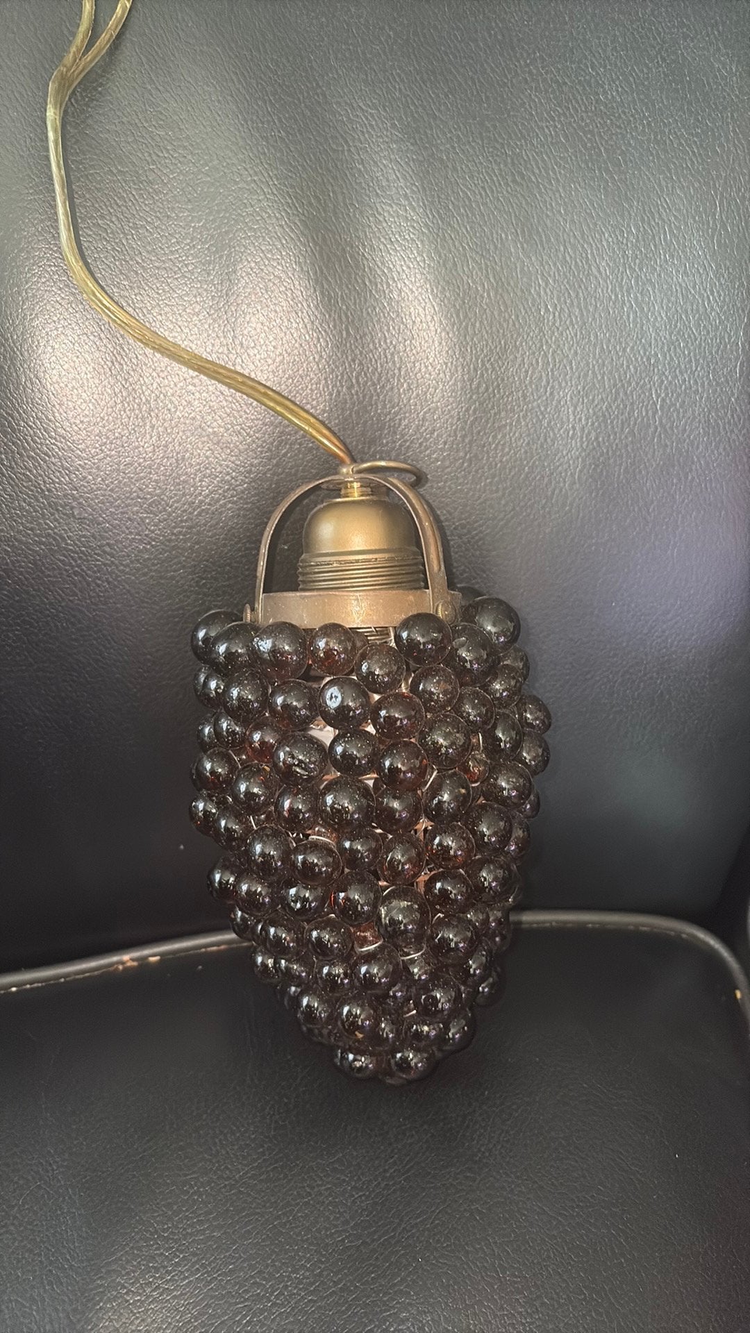 Hanglamp van Muranoglas in de vorm van een druif 20e eeuw, Ophalen of Verzenden, Zo goed als nieuw