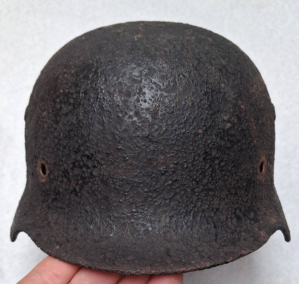 Stalen helmbel M35 grondvondst, Verzenden, Landmacht, Duitsland, Helm of Baret