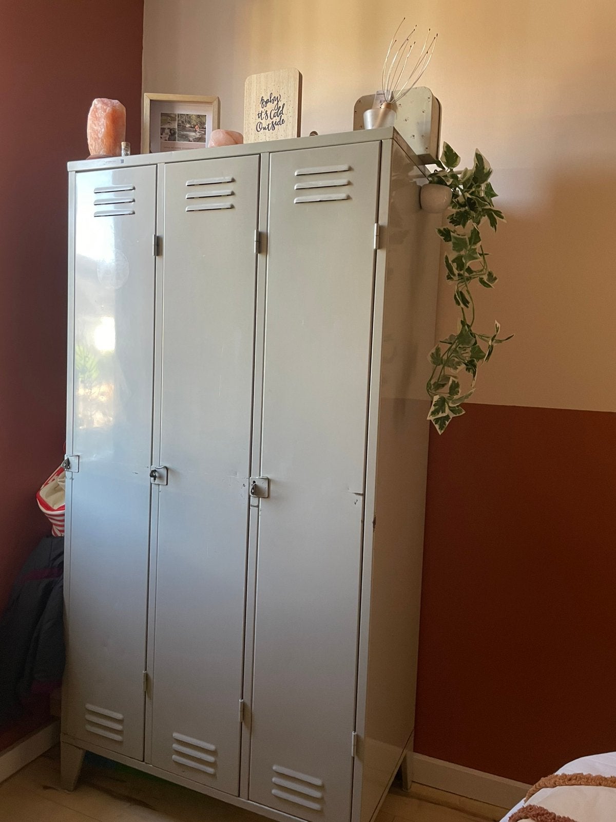 Robuuste metalen lockerkast, Huis en Inrichting, Kasten | Lockerkasten, Ophalen, Gebruikt