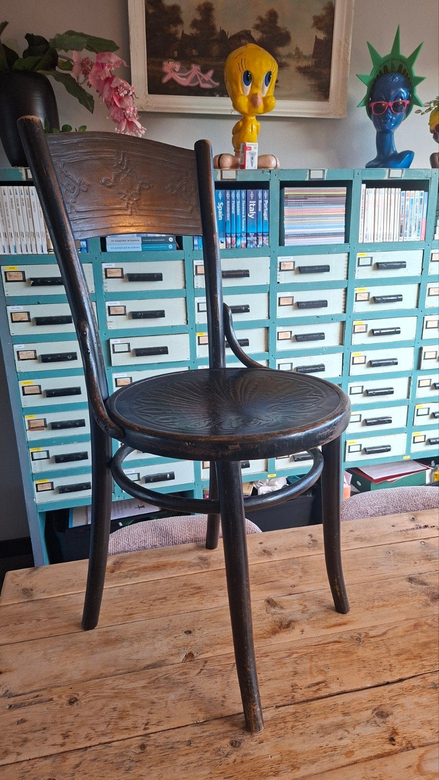 Antieke Thonet stoel - Gebogen hout - Jaren '20, Ophalen