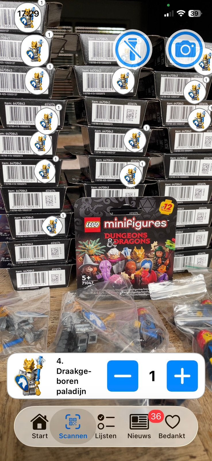 Lego Dragonborn Paladin 71047 Dungeons&Dragons, Lego, Nieuw, Ophalen of Verzenden, Minifiguur