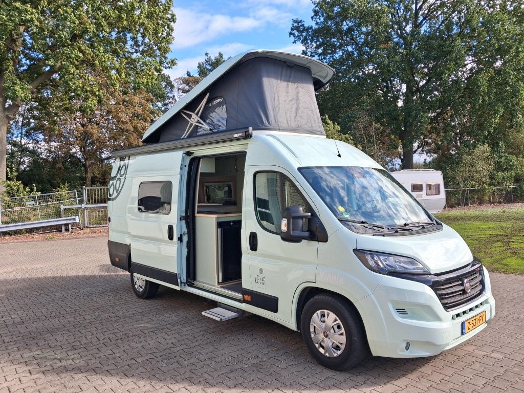Fiat Ducato met hefdak en 4 slaapplaatsen - inbouw 2024, Ringverwarming, Fiat, Elektrische ramen, Bedrijf