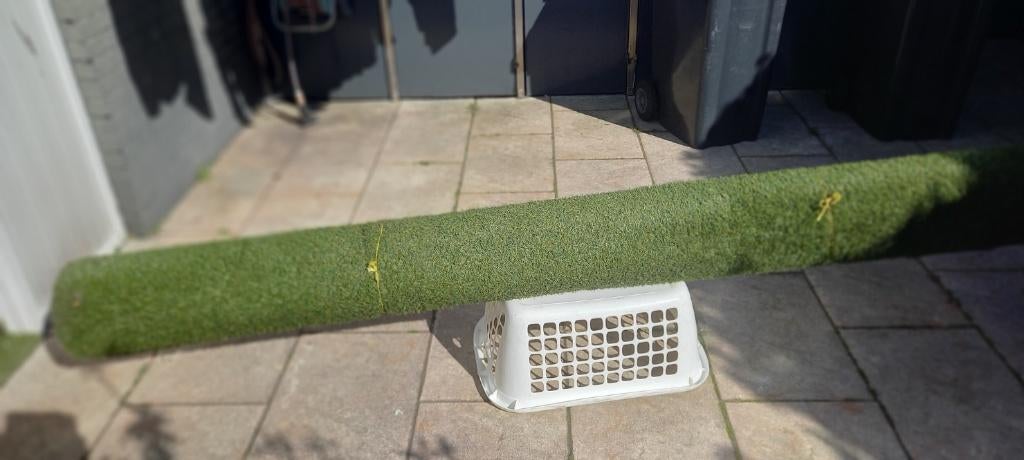 Grasmat ybv tentvloer, Ophalen, Zo goed als nieuw