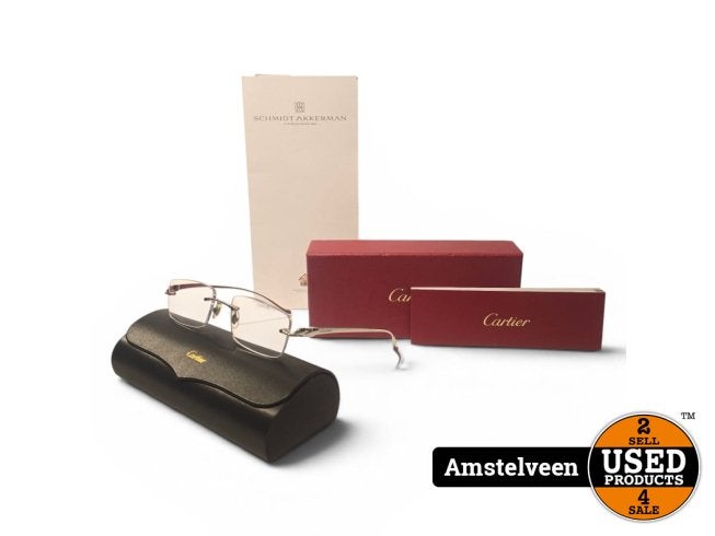 Cartier CT0058O Panthère Bril Zilver 130 | Op Sterkte, Sieraden, Tassen en Uiterlijk, Zonnebrillen en Brillen | Heren, Cartier