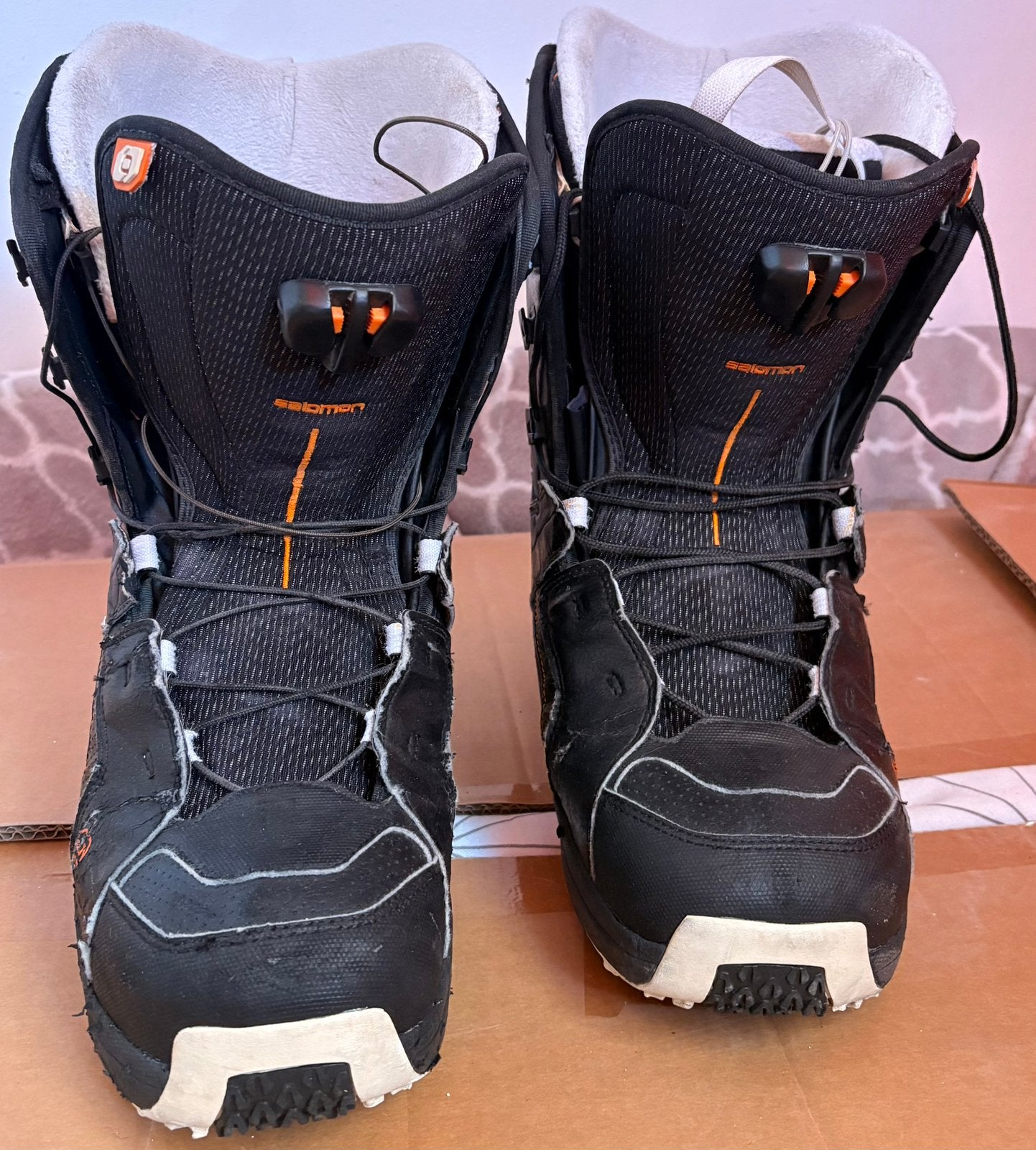 Salomon snowboard schoenen, maat 46 1/3, Sport en Fitness, Snowboarden, Ophalen, Gebruikt, Schoenen