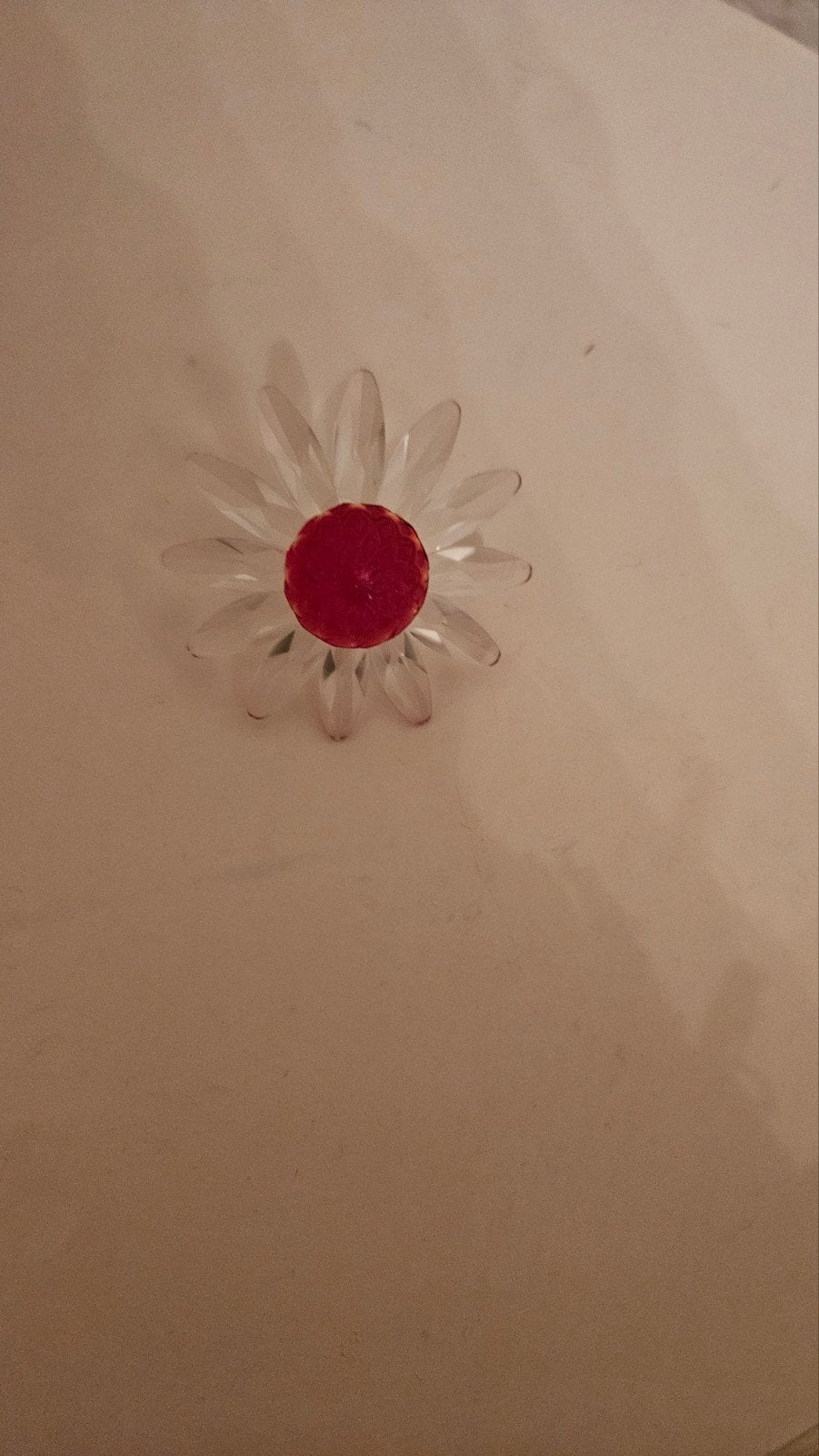 swarovski kristallen beeldje rode margriet compleet, Ophalen, Figuurtje