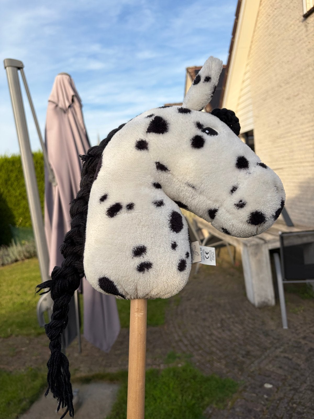 Hobbyhorse Dalmatiër - Stokpaardje met stippen, Ophalen, Gebruikt, Jongen of Meisje