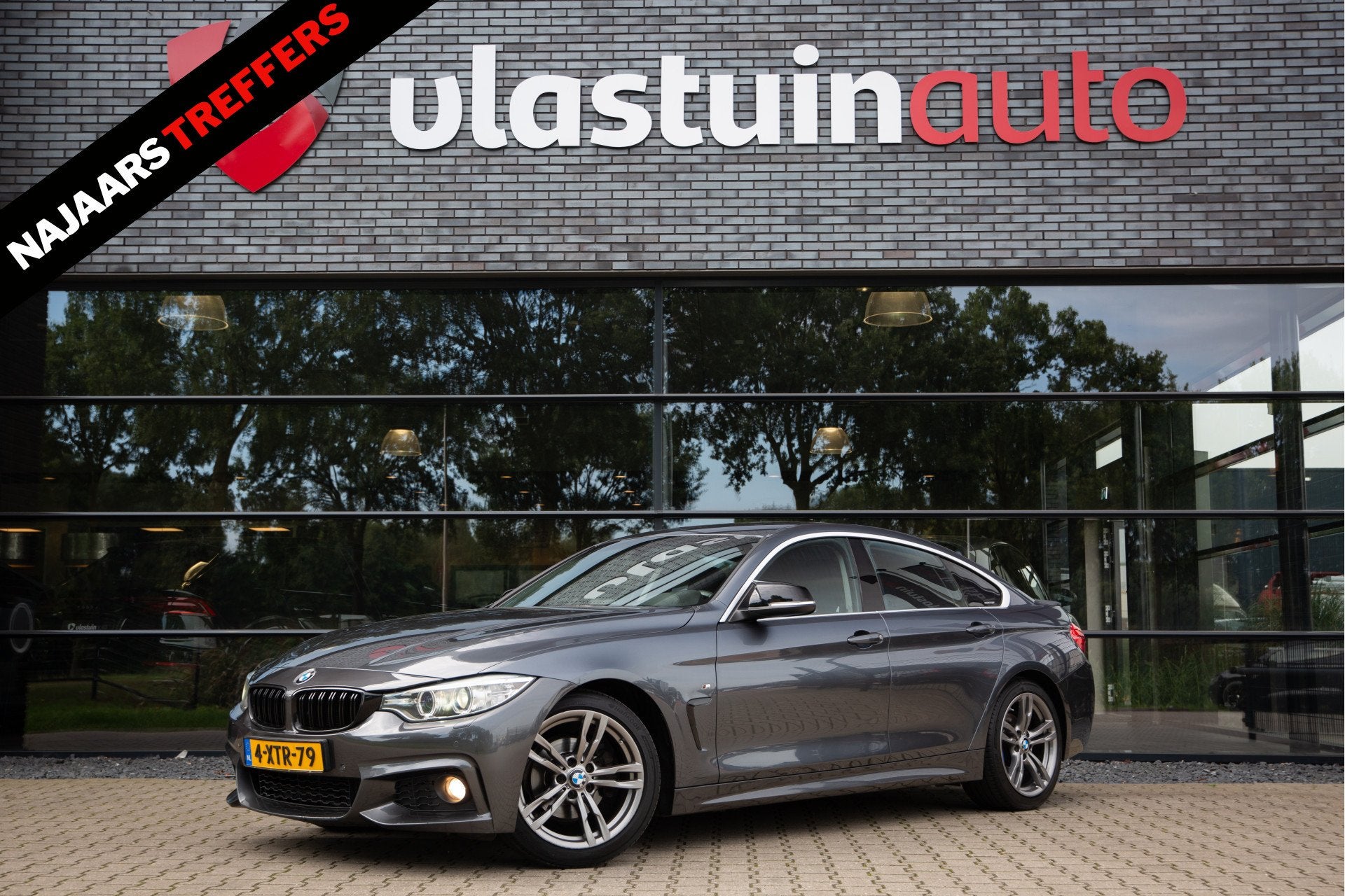 BMW 4 Serie Gran Coupé 420i Executive , M-Sport, Sportstoel, Auto's, Automaat, Gebruikt, 4 cilinders, Zilver of Grijs
