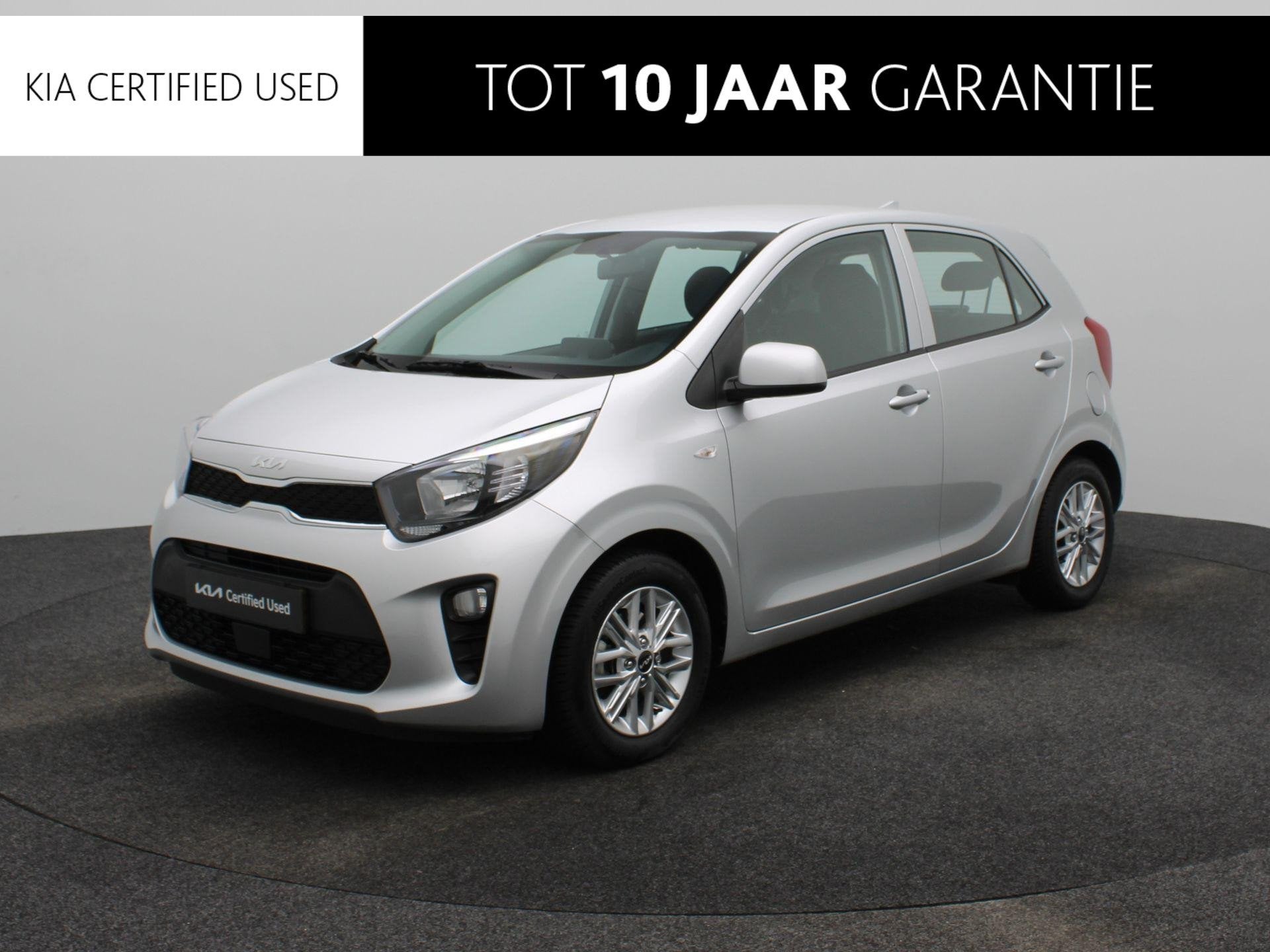Kia Picanto 1.0 DPi DynamicLine Automaat | Navi by App | Tre, Stof, Gebruikt, 4 stoelen, Origineel Nederlands