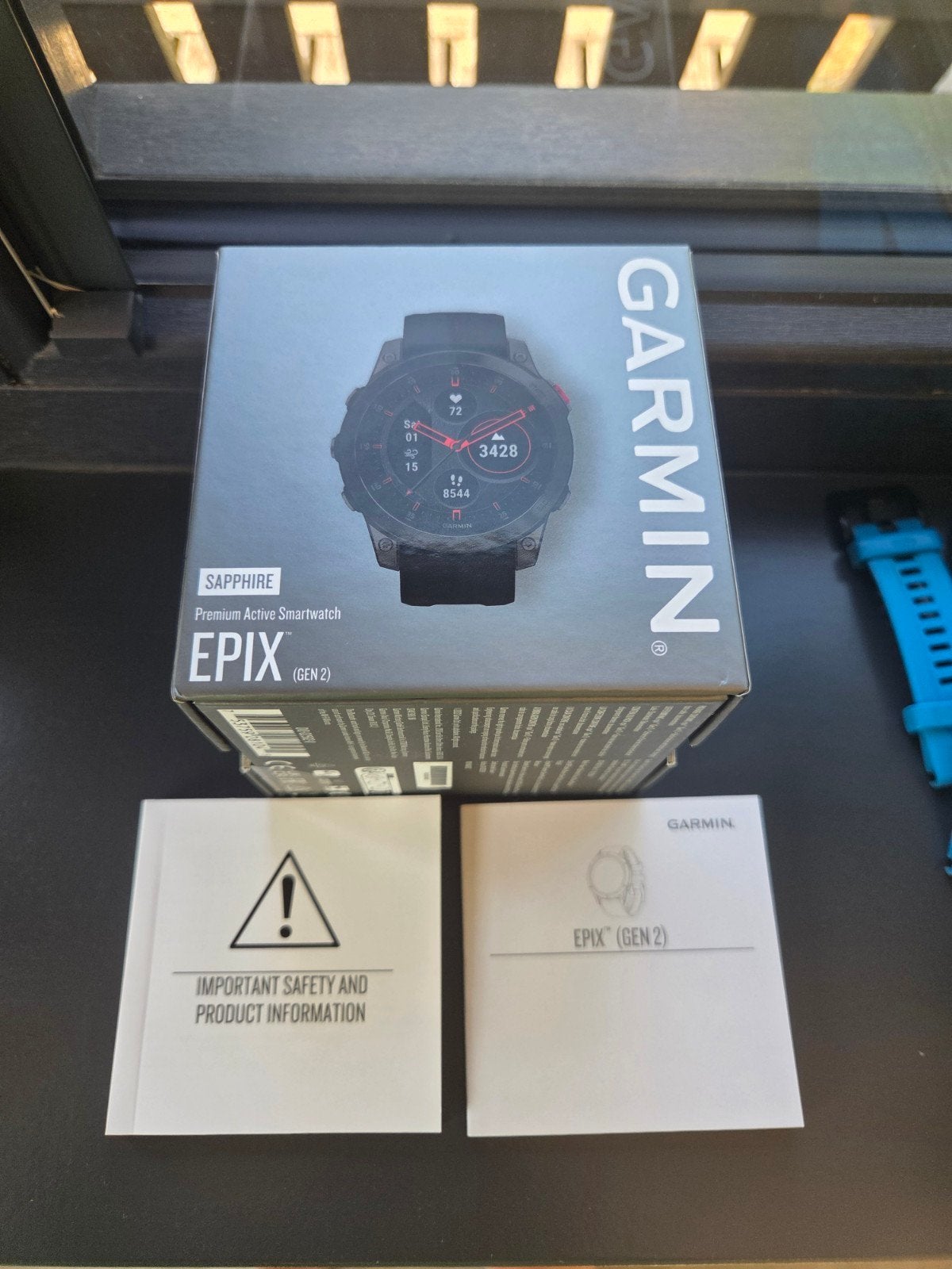 Garmin Epix (gen2) Titanium, Ophalen, Zwart, Garmin, Zo goed als nieuw