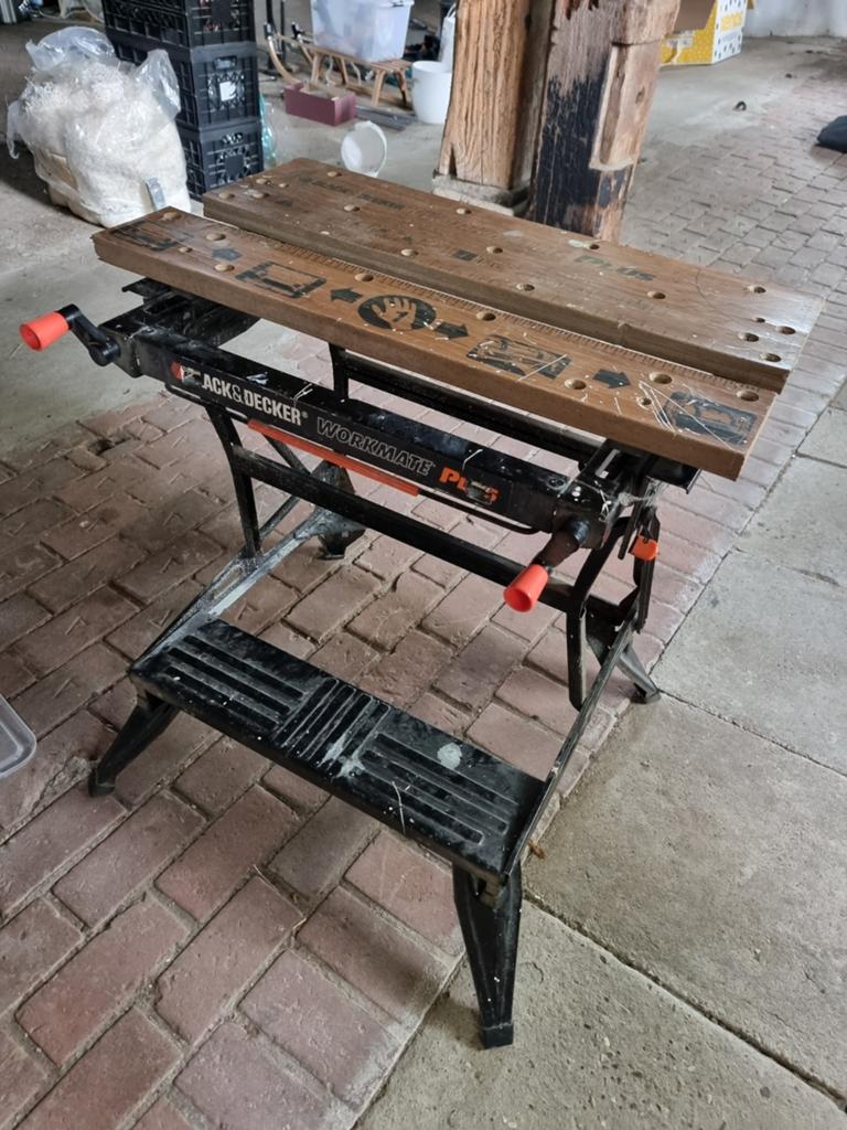 Black & Decker Workmate Plus werkbank, Doe-het-zelf en Verbouw, Werkbanken, Ophalen, Gebruikt, 70 tot 120 cm, Bankschroef