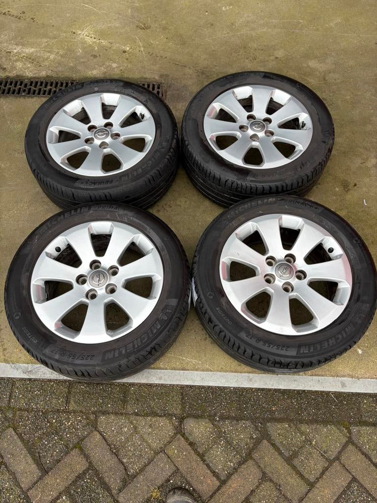 Opel Insignia velgen orgineel 17”, Auto-onderdelen, Banden en Velgen, Ophalen, Gebruikt, Banden en Velgen, 17 inch