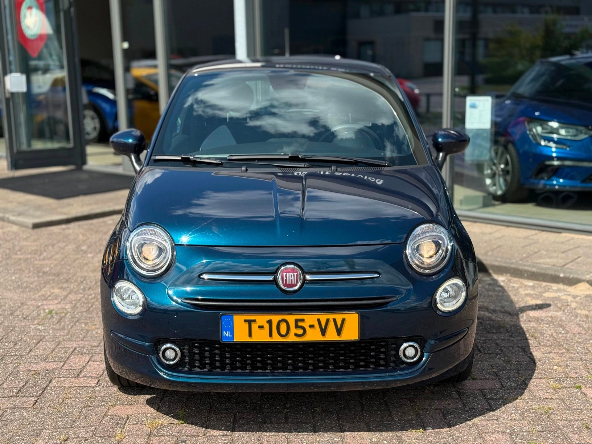 Fiat 500 1.0 Hybrid Club | Aut. airco | Cruise control, Stof, Euro 6, Bedrijf, Handgeschakeld
