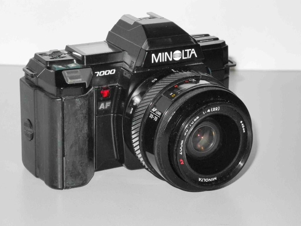 Minolta 7000 met een 35-70 AF, Ophalen of Verzenden, Gebruikt, Spiegelreflex, Minolta