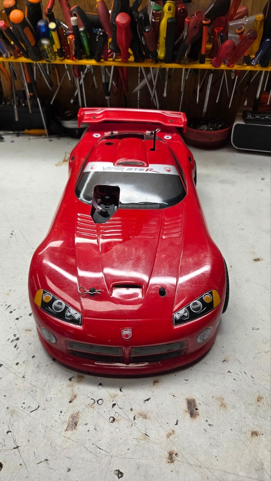 Te koop mooie hpi rs 4, Gebruikt, Ophalen of Verzenden, Schaal 1:10, Auto onroad