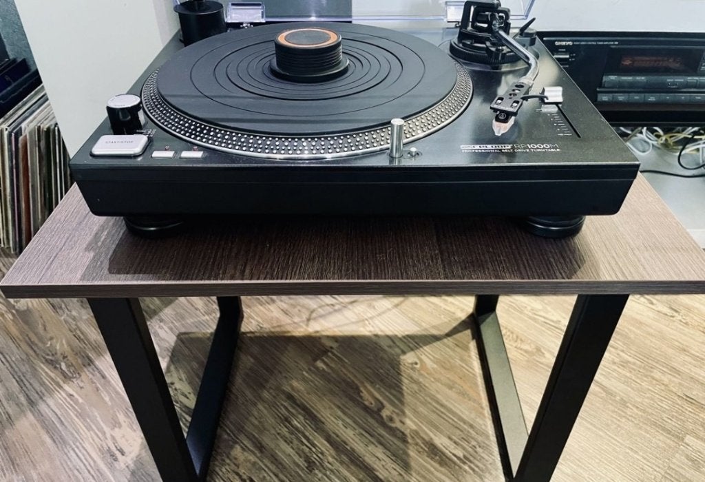 Reloop RP-1000 MK2 + AT-VM95EN platenspeler, Overige merken, Pitch-regelaar, Ophalen of Verzenden, Zo goed als nieuw