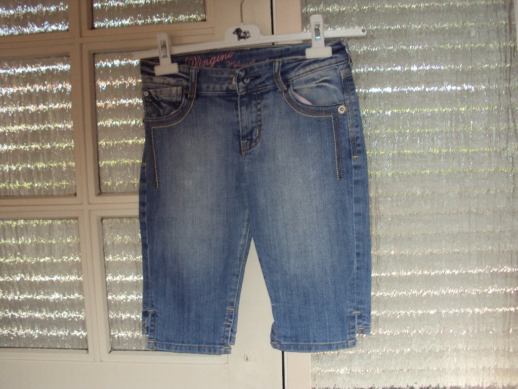 Stoere vaal blauwe stretch jeans broek VINGINO mt 152 prima, Kinderen en Baby's, Kinderkleding | Maat 152, Broek, Gebruikt, Ophalen of Verzenden