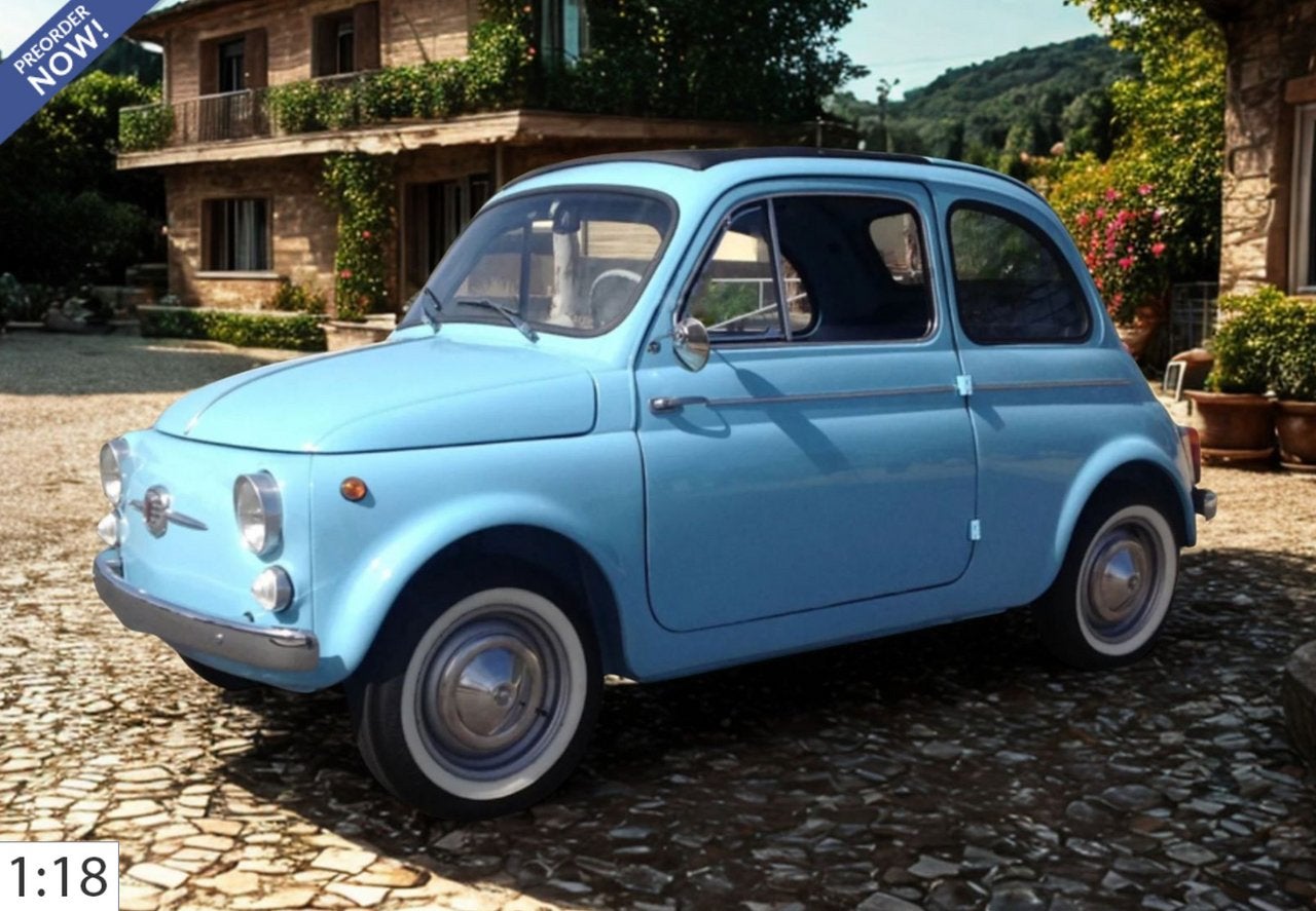 Fiat 500 D BBR 1:18 NIEUW ! C4F, Overige merken, Bbr, ., Nieuw
