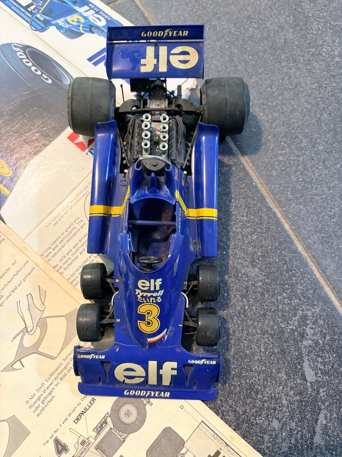 Tamiya Tyrrell P34 Six Wheeler Formule 1 Model, Gebruikt, Auto, 1:32 tot 1:50, Ophalen of Verzenden