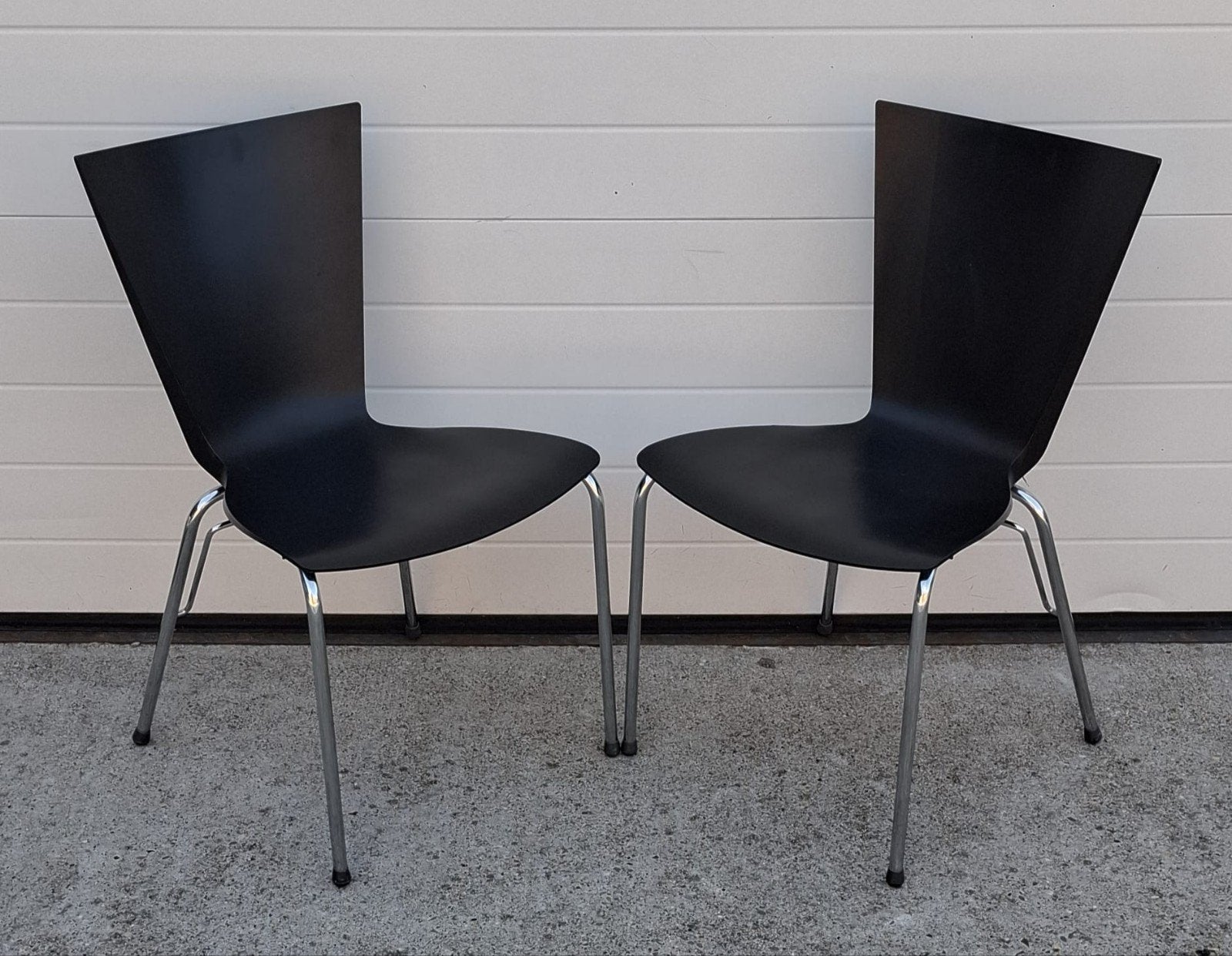 30 x Segis design stoelen zwart kantine kantoor horeca cafe, Kunststof, Zwart, Ophalen of Verzenden, Zo goed als nieuw