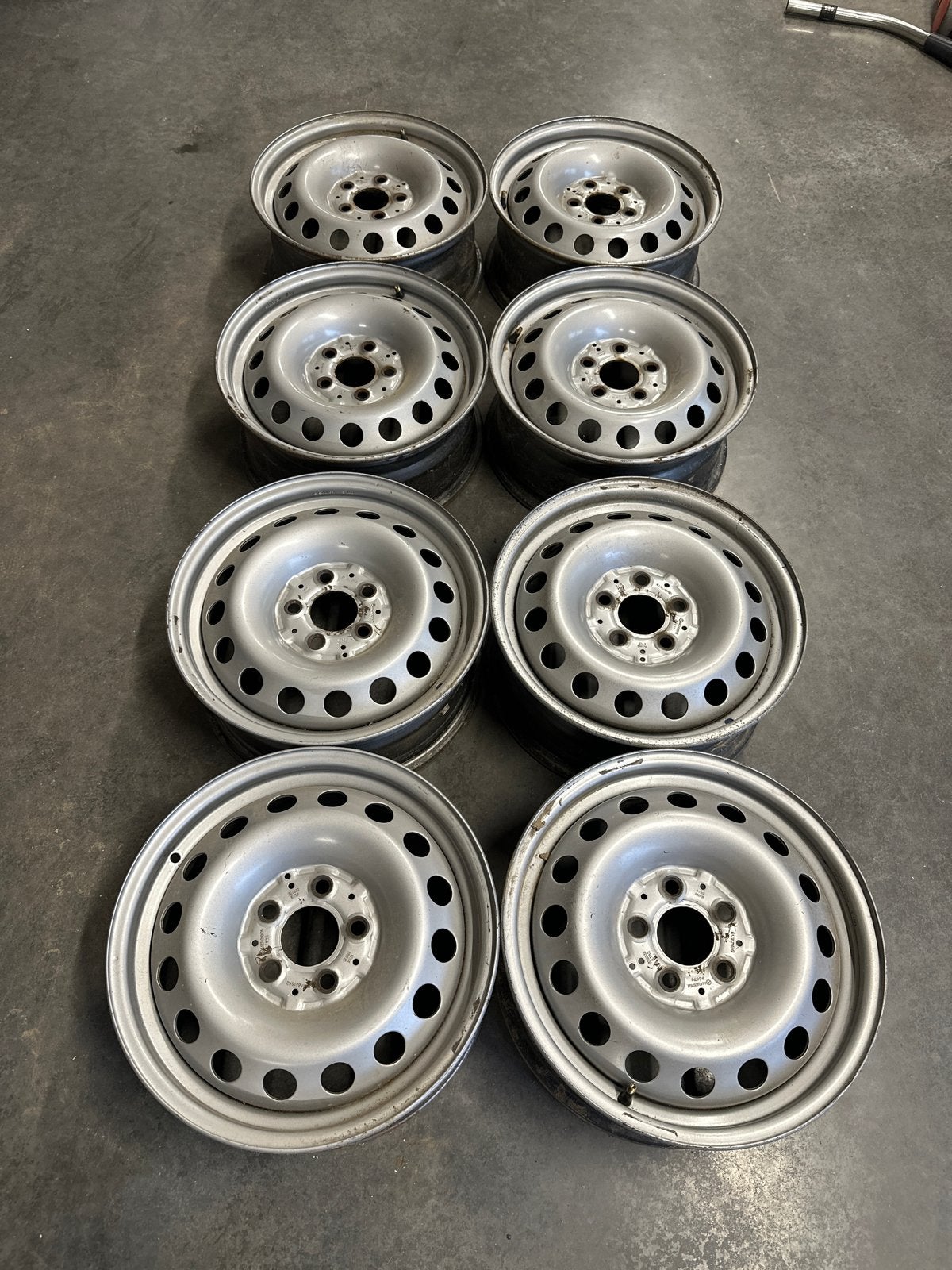 2 sets originele stalen Mercedes Vito velgen 16 inch, Ophalen, Gebruikt