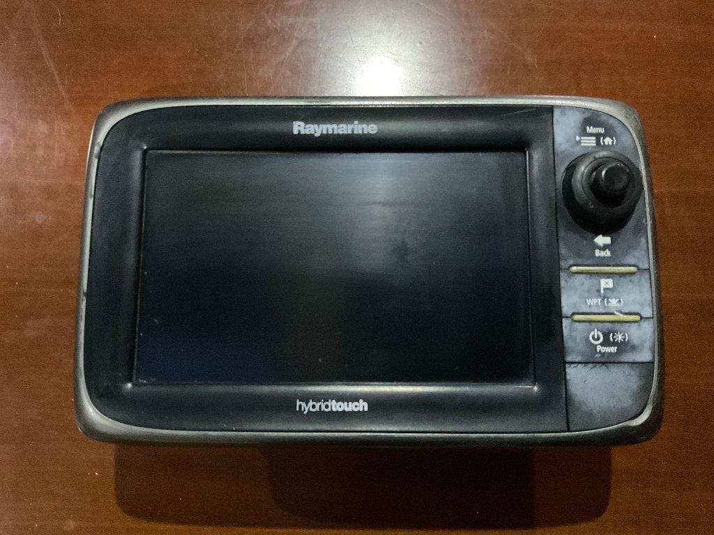 Raymarine e7 hybrid plotter met navionics Med, Ophalen, Gebruikt, Overige typen