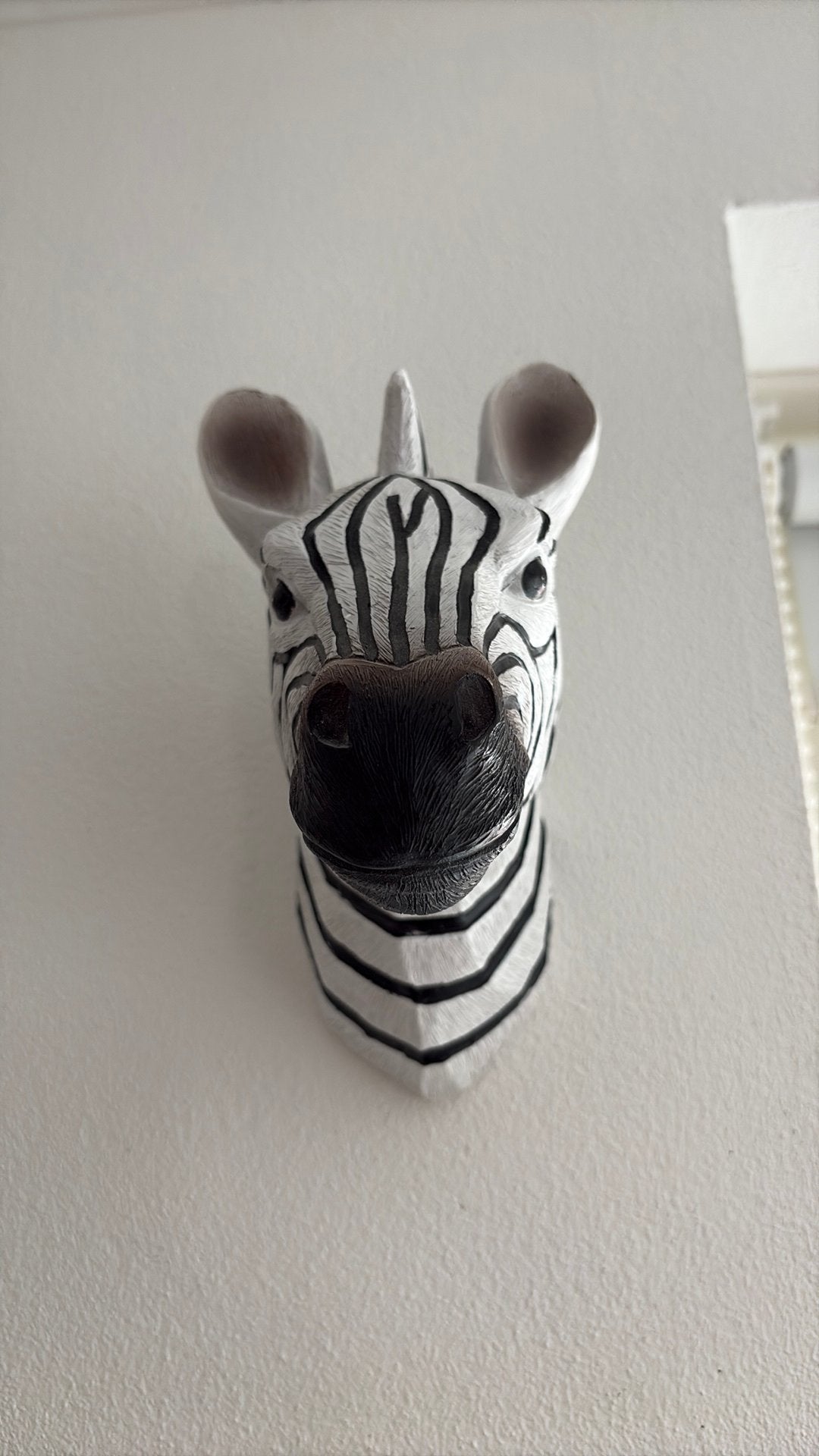 Zebra kop, voor aan wand, Ophalen, Zo goed als nieuw, Wanddecoratie