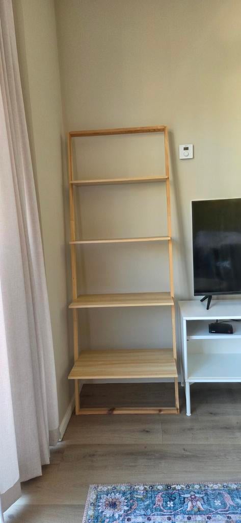 Houten plantenrek / laddertje voor plantjes - Dalfsen, Huis en Inrichting, Ophalen, Met plank(en), Minder dan 50 cm, Gebruikt