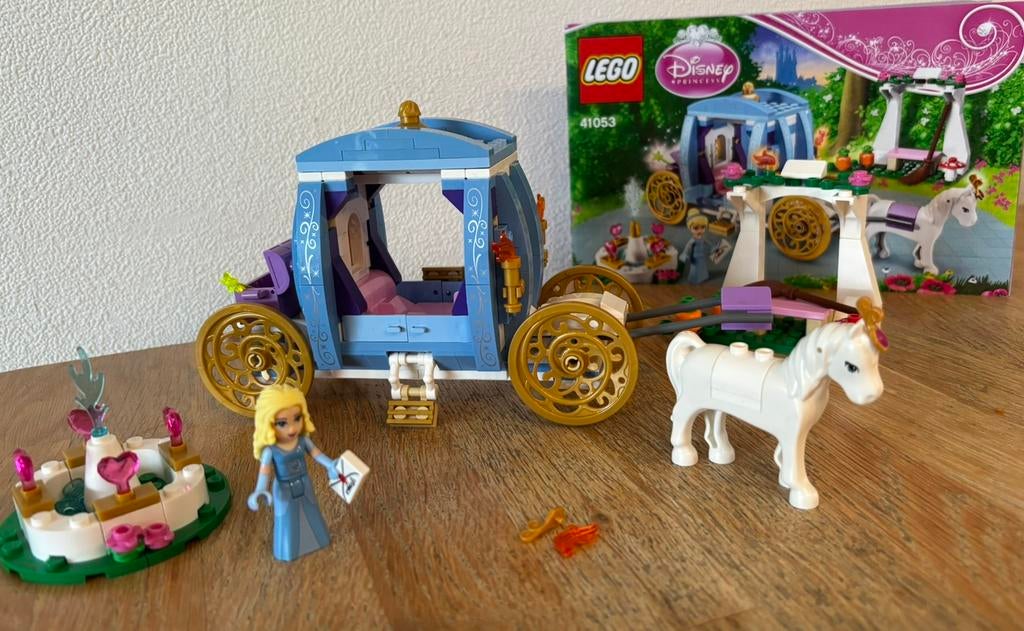LEGO 41053 Assepoester koets met paard, Kinderen en Baby's, Lego, Ophalen of Verzenden, Zo goed als nieuw, Disney