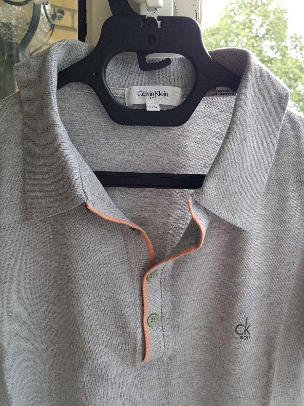 Calvin klein polo, Maat 52/54 (L), Ophalen of Verzenden, Zo goed als nieuw, Grijs