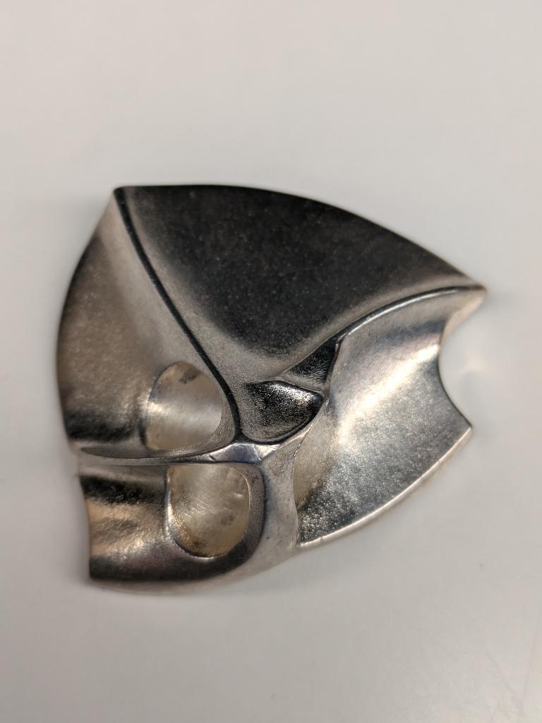 Lapponia “Labyrinth” broche door Björn Weckström, Sieraden, Tassen en Uiterlijk, Ophalen of Verzenden, Zo goed als nieuw, Zilver
