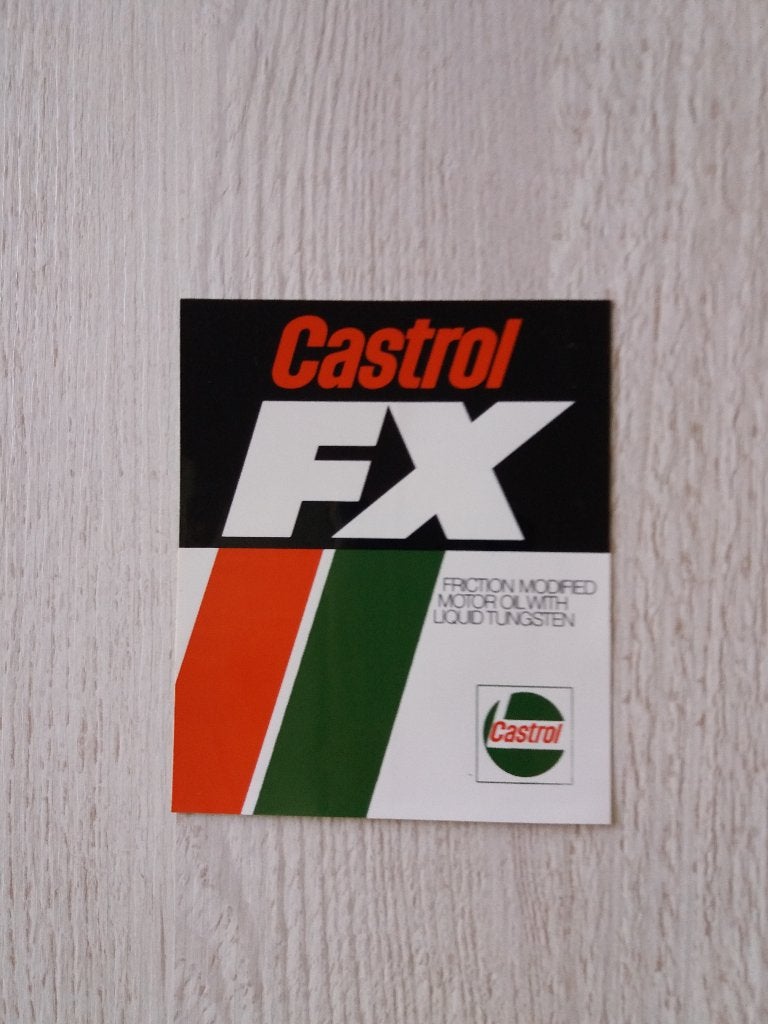 sticker CASTROL FX, Ophalen of Verzenden, Zo goed als nieuw, Merk