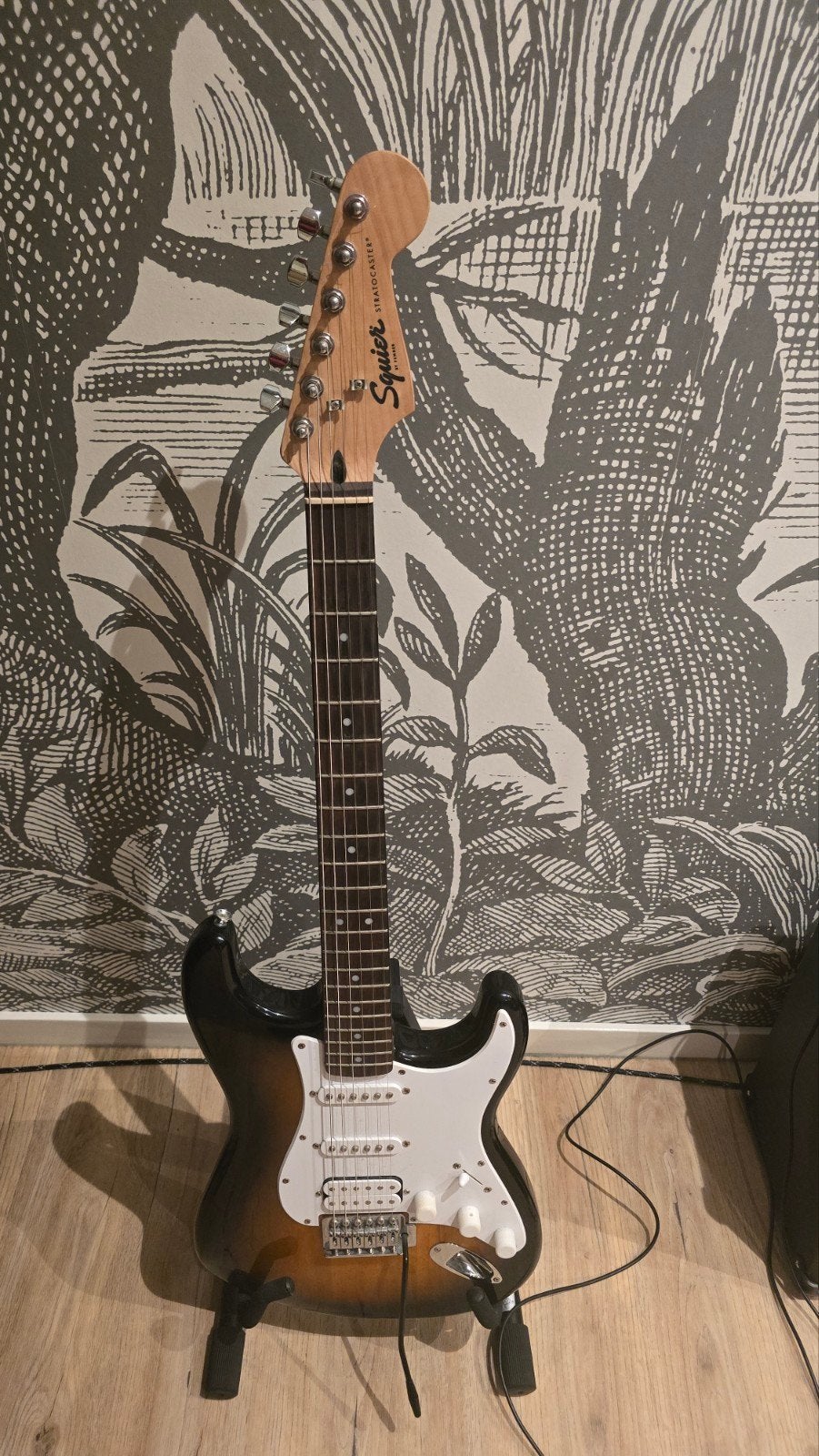 Squier Bullet Strat HSS BSB elektrische gitaar, Ophalen, Gebruikt, Solid body, Fender
