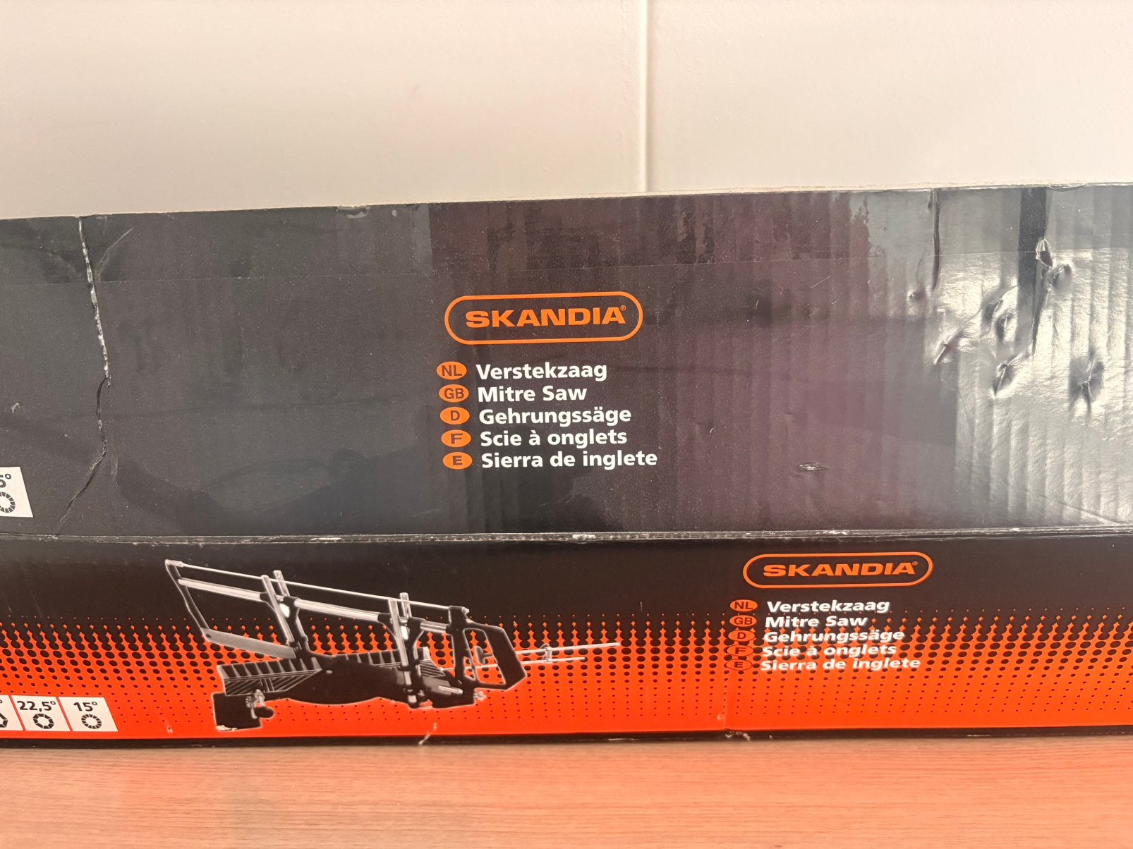 Skandia verstekzaagmachine 550 mm, Ophalen of Verzenden, Zo goed als nieuw